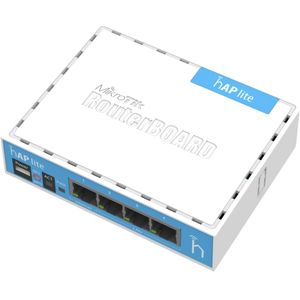 Mikrotik - Hap Lite - Access Point - Wit - Draadloze Connectiviteit 2,4 GHz
