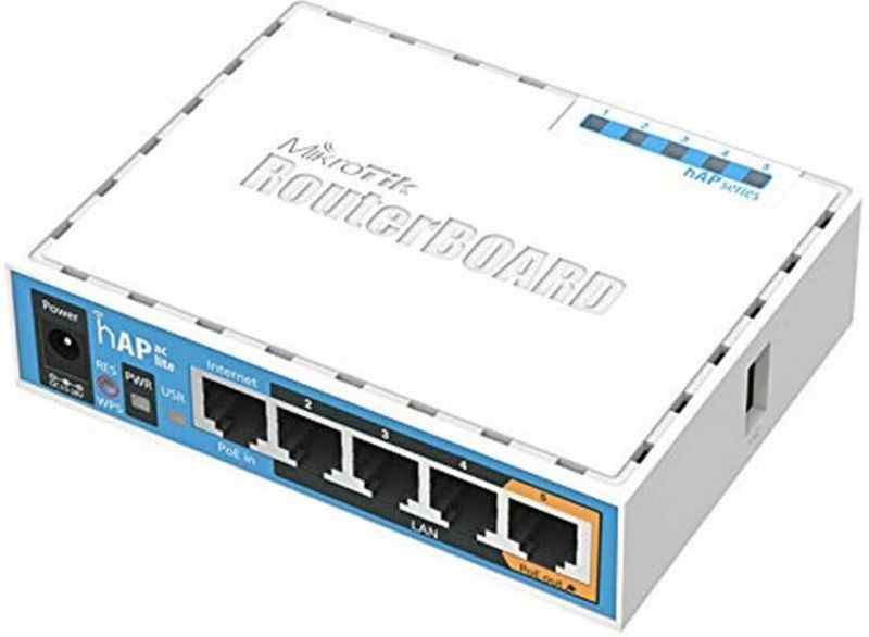MikroTik - RB952Ui-5ac2nD - Router - Zwart - 2.4Ghz/5Ghz - Vijf Ethernet Poorten