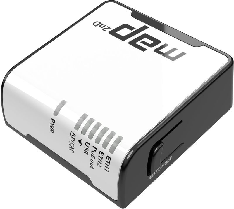 MikroTik - RouterBOARD mAP - Router - Zwart/Wit - Inclusief AC-adapter