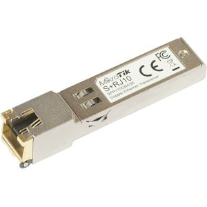 Mikrotik - S+RJ10 - Transceiver - Zwart - Koper