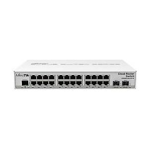 MikroTik Cloud Router Switch  326-24G-2S+IN with RouterOS  L5 license, desktop case CRS326-24G-2S+IN, Managed, Gigabit Ethernet