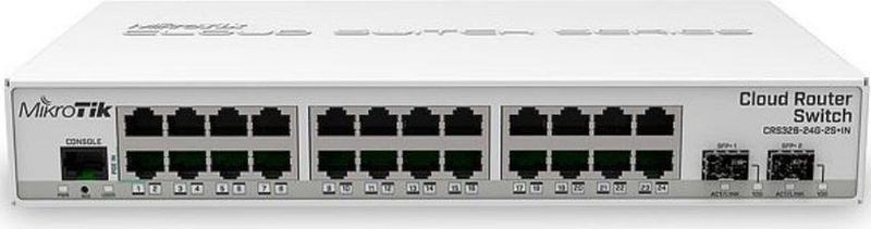 Mikrotik - CRS326-24G-2S+IN - Switch - 24 Poorten - 10G SFP+ Cages