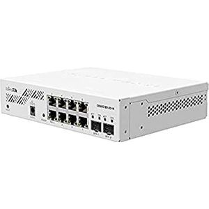 Mikrotik CSS610-8G-2S+IN netwerk-switch Gigabit Ethernet (10/100/1000) Wit Power over Ethernet (PoE)