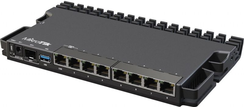 MikroTik - RB5009UG+S+IN - Router - Zwart - 9 Poorten - USB 3.0