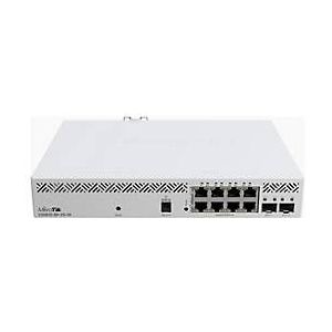 MikroTik Cloud Smart Switch  610-8P-2S+IN with 8 x Gigabit  802.3af/at PoE-out ports, 2 x SFP+ cages, SwOS, desktop case, PSU