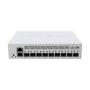 MikroTik CRS310-1G-5S-4S+IN - Switch - L3 - 5 x Gigabit SFP + 4 x 10 Gigabit SFP+ + 1 x 10/100/1000 - Desktop, an Rack montierbar - PoE+