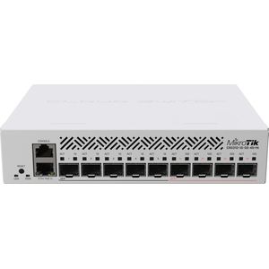 MikroTik CRS310-1G-5S-4S+IN Netwerkschakelaar - L3 - Gigabit Ethernet - Power over Ethernet - 1U