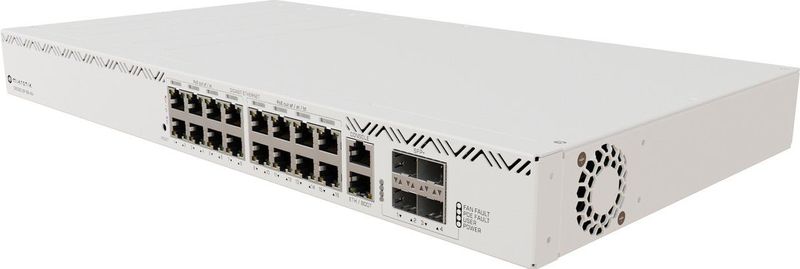 MikroTik - CRS320-8P-8B-4S+RM - Netwerkschakelaar - Wit - 18 Poorten