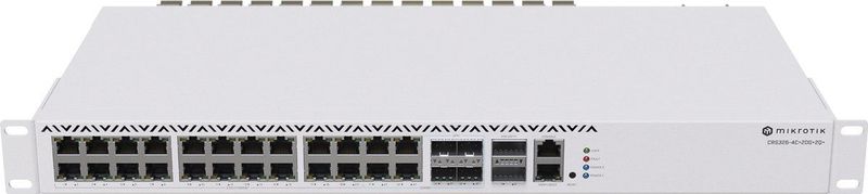 MikroTik - CRS326-4C++2Q+RM - Netwerkschakelaar - Grijs - 20 Poorten