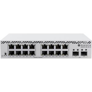 Mikrotik - Css318-16g-2s+in - Switch - Zwart - 16x GbE - 2x SFP+