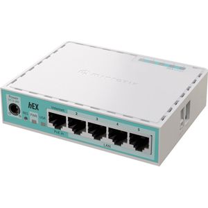 MikroTik - hEX E50UG - Router - Wit - Ethernet - 5 Poorten - 1000 Mbit/s