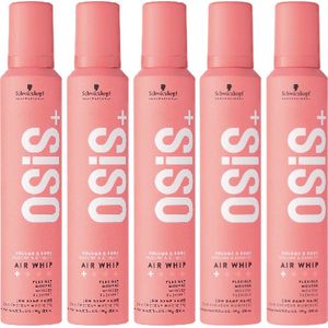 Schwarzkopf Professional OSiS+ AirWhip Volume Mousse - voordeelverpakking - 5 x 200ml