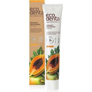 Ecodenta Tandpasta Organic Whitening Papaja 75 ml