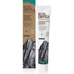 Ecodenta - Certified Organic Charcoal - Tandpasta - 75 ml - Actieve Koolstof
