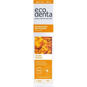 Ecodenta - Refreshing Whitening Tandpasta - Zonder Fluoride - Versterkt Frisse Adem