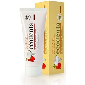 Ecodenta - Tandpasta - Aardbei - 75 ml - Vegan