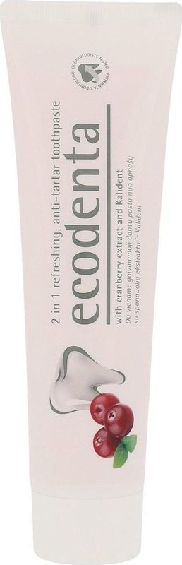 Ecodenta - Green Tartar Eliminating - Tandpasta - Cranberry - 100 ml