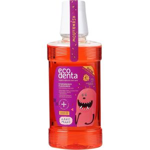 Ecodenta Super + - Mondwater - Strawberry - 250 ml