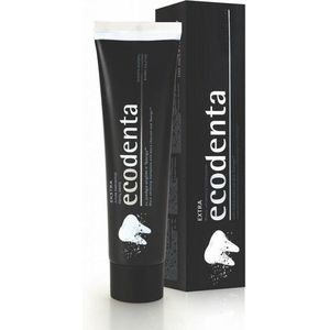 Ecodenta Tandpasta Extra Whitening Black Houtskool 100 ml