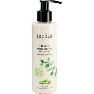 MELICA ORGANIC Biologisch ANTI CELLULITE 97,5% Natuurlijke BIO VERSTEVIGENDE VERJONGENDE BODYLOTION met ACTIEVE DRENALIP TM Tegen CELLULITIS, SHEABOTER en PANTHENOL voor Gevoelige en ELK Huidtype Zonder Parabenen, SLS, Kleurstoffen 200ml