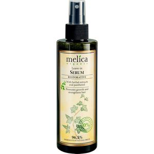 MELICA ORGANIC Biologisch VOLUME HAARGROEI 96,5% Natuurlijke BIO HAARGROEI LEAVE-IN SERUM Zonder Parabenen, SLS Niet uitspoelen 200ml