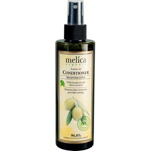 MELICA ORGANIC Biologisch VOLUME HAARGROEI HAARSTRUCTUUR HERSTELLEND 96,8% Natuurlijke BIO REGENERATIEVE ENERGIE DUBBEL EFFECT HAARGROEI VOLUME LEAVE-IN HAAR CONDITIONER Spray met PLANTEN EXTRACTEN Zonder Parabenen, SLS Niet uitspoelen 200ml