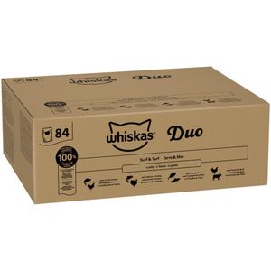 WHISKAS Vershoudzakjes Klassieke Maaltijden In Gelei Voor Volwassen Kat 4 Varieteiten 60x85g P 182541