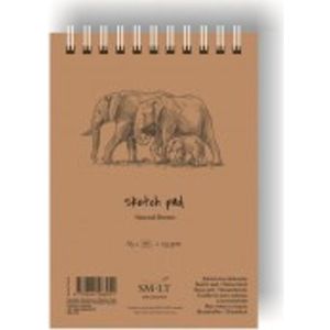 Smlt Sketch authenticpad kraft - maat A5 inhoud 80 vel