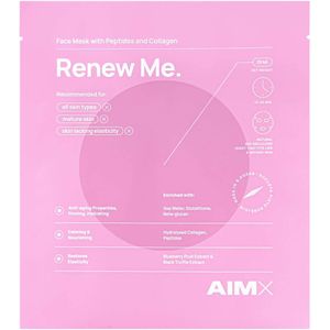 AIMX - Renew Me - Gezichtsmasker - Hoog Geconcentreerd - 25 Actieve Ingrediënten