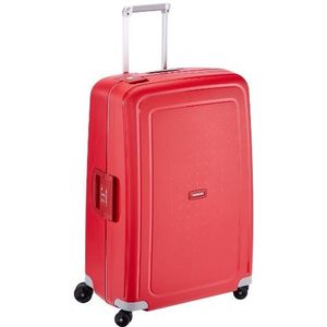 Samsonite S'Cure, spinner handbagage, Rood (Crimson Rood), L (75 cm - 102 L)
