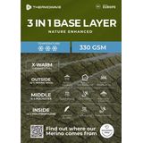 Merino Top - Thermoshirt - Zwart - Merinowol/POLYPROPYLEEN/POLYESTER