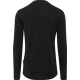 Merinowol - Aero Long Sleeve Shirt - Heren - Black - 100% Merinowol