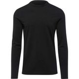 Merinowol - Aero Long Sleeve Shirt - Heren - Black - 100% Merinowol