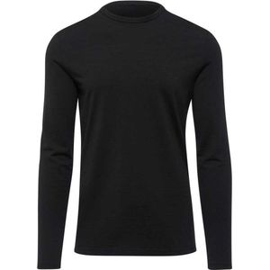 Merinowol - Aero Long Sleeve Shirt - Heren - Black - 100% Merinowol