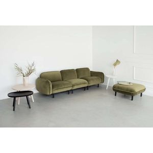 EMKO Bean Sofa 3-Seater / Beige / Velour fabric