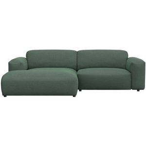 FLEXLUX Ecksofa "Lucera Chaislongue rechts oder links, L-Form, bequem", modern & anschmiegsam, Kaltschaum, Stahl-Wellenunterfederung