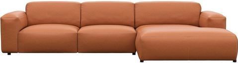 FLEXLUX Ecksofa "Lucera bequem und komfortabel durch hochwertigen Sitzaufbau, L-Form", modern & anschmiegsam, Kaltschaum, Stahl-Wellenunterfederung