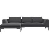FLEXLUX Ecksofa »Loano, toller Sitzkomfort, L-Form«, modernes Sofa, frei im Raum stellbar, lose Kissen, Kaltschaum im Sitz