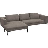FLEXLUX Ecksofa »Loano, toller Sitzkomfort, L-Form«, modernes Sofa, frei im Raum stellbar, lose Kissen, Kaltschaum im Sitz