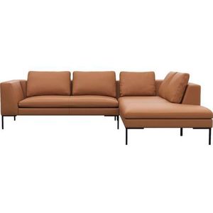 FLEXLUX Ecksofa »Loano, superbequemer Sitzkomfort durch Kaltschaum im Sitz«, modernes Sofa, frei im Raum stellbar, lose Kissen, L-Form
