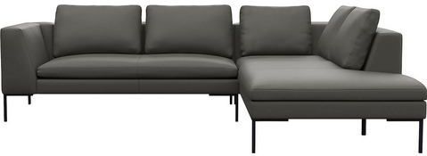 FLEXLUX Ecksofa "Loano, superbequemer Sitzkomfort durch Kaltschaum im Sitz", modernes Sofa, frei im Raum stellbar, lose Kissen, L-Form