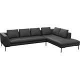 FLEXLUX Ecksofa "Loano, superbequemer Sitzkomfort durch Kaltschaum im Sitz, L-Form", modernes Sofa, frei im Raum stellbar, lose Kissen, hoher Fuß
