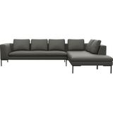 FLEXLUX Ecksofa »Loano, superbequemer Sitzkomfort durch Kaltschaum im Sitz, L-Form«, modernes Sofa, frei im Raum stellbar, lose Kissen, hoher Fuß