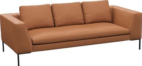 FLEXLUX 3-Sitzer "Loano, superbequemer Sitzkomfort durch Kaltschaum im Sitz", modernes Sofa, frei im Raum stellbar, lose Kissen