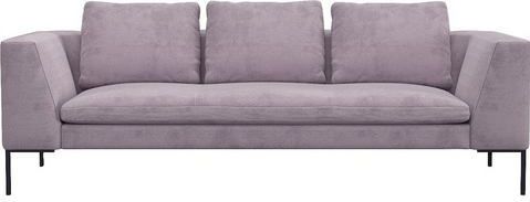 FLEXLUX 3-Sitzer "Loano, superbequemer Sitzkomfort durch Kaltschaum im Sitz", modernes Sofa, frei im Raum stellbar, lose Kissen
