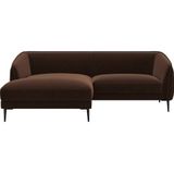 FLEXLUX Ecksofa "Belle Designsofa, bequem durch Kaltschaum im Sitz, L-Form", Skandinavisches Design, In hochwertiger Verarbeitung, B/T 218/149 cm