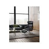 FLEXLUX Relaxsessel "Clement Relaxstuhl, Polstersessel, Liegesessel, TV-Sessel,", Rücken- & Kopfteilverstellung, Drehbar, Armlehne Eiche, Fuß Alu