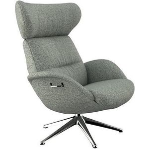 FLEXLUX Relaxfauteuil Relaxchairs More Eersteklas comfort, rug- en hoofdsteunverstelling, draaibaar, aluminium voet