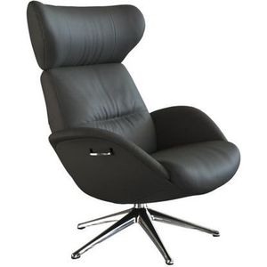 FLEXLUX Relaxfauteuil Relaxchairs More Eersteklas comfort, rug- en hoofdsteunverstelling, draaibaar, aluminium voet