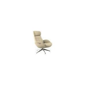 FLEXLUX Relaxsessel "Elegant, Funktionsessel, Polstersessel, Armlehnen-, TV-Fernsehsessel,", Premium Komfort, Rücken- und Kopfteilverstellung, Drehbar, Fuß Alu